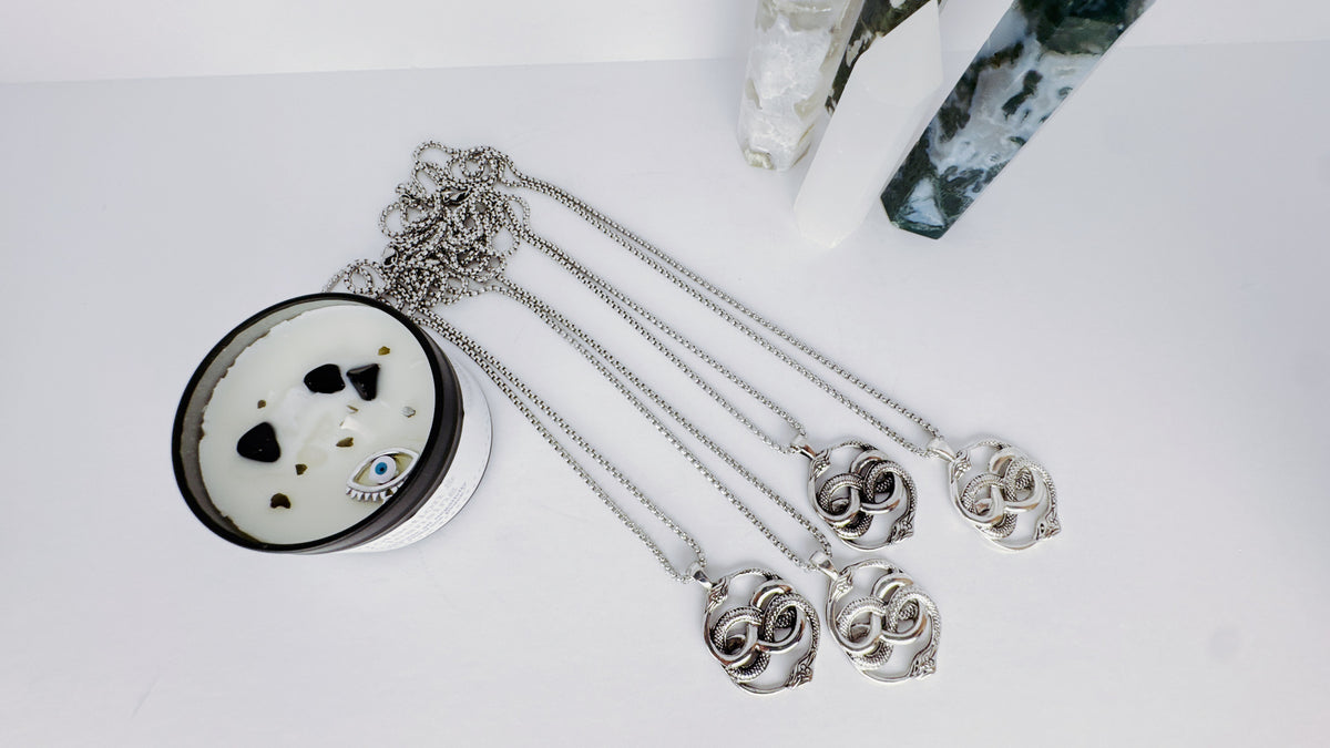 Shiny Ouroboros Necklace
